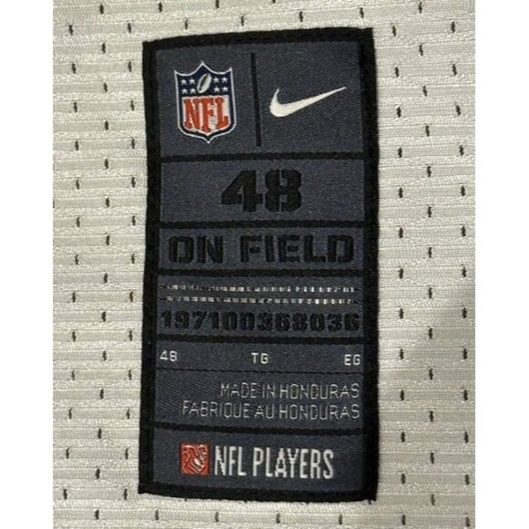 Nike NFL Kansas City Chiefs On Field Blank Player Limited Jersey Size 48 / L NEW - Picture 4 of 16